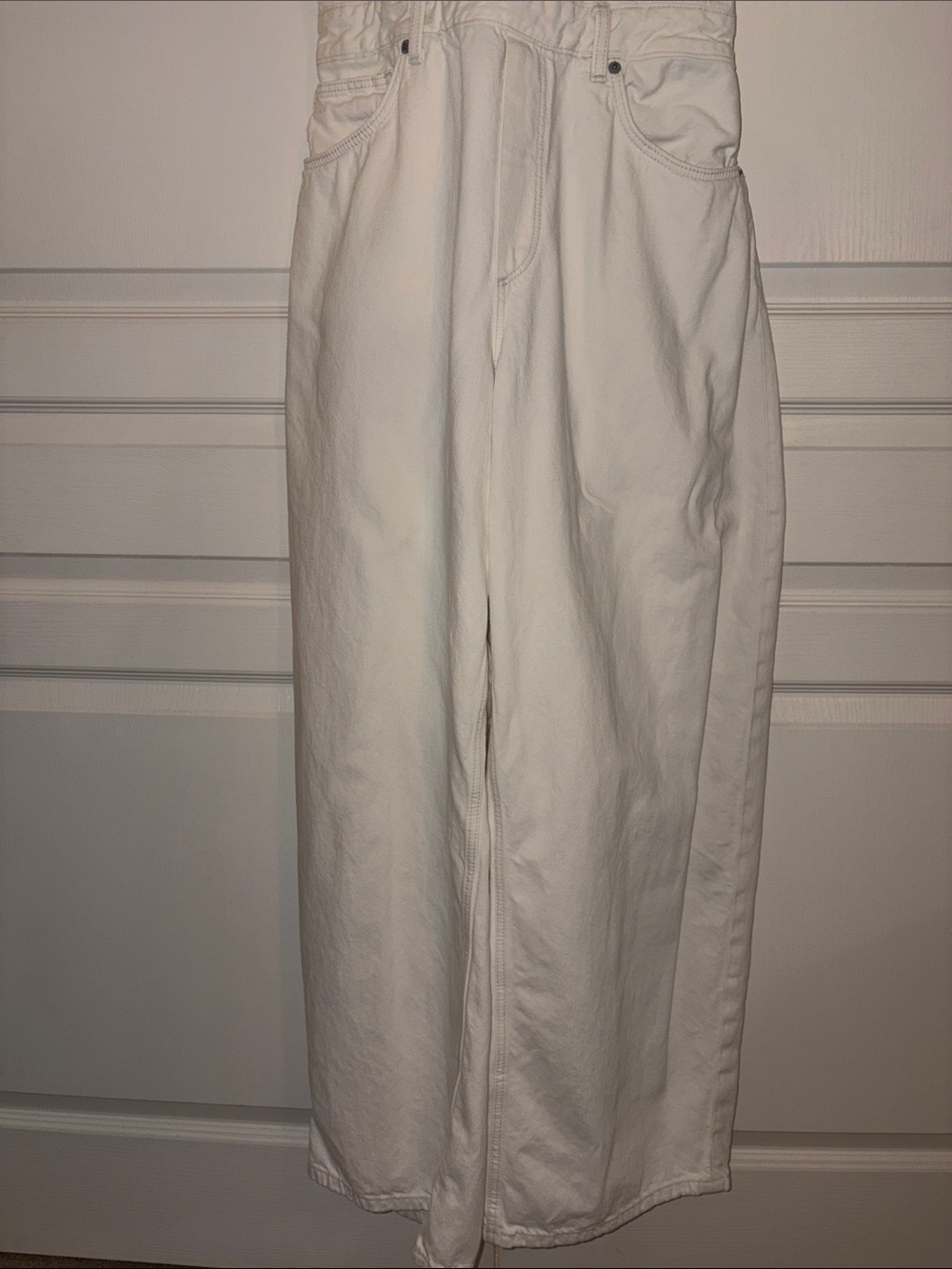 ZARA TRF DENIM STRAP JUMPSUIT size XL - Picture 9 of 13